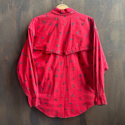 Adobe Rose Red Western Shirt