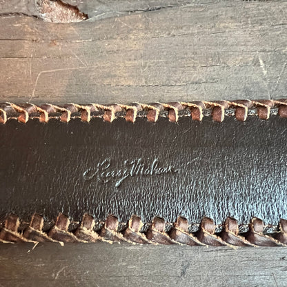 Larry Mahan Leather Belt