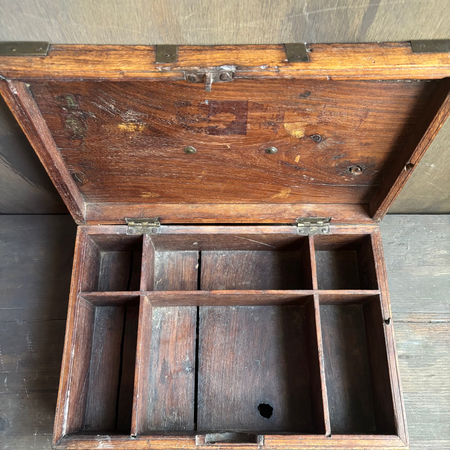 Vintage Wood Carrying Case