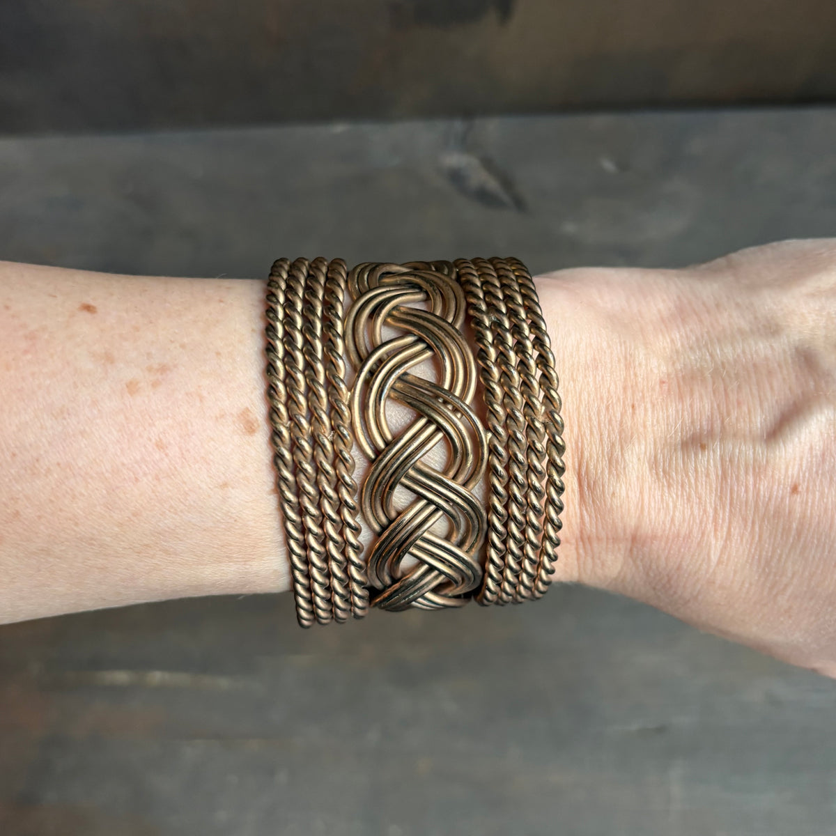 Twisted Metal Cuff Bracelet