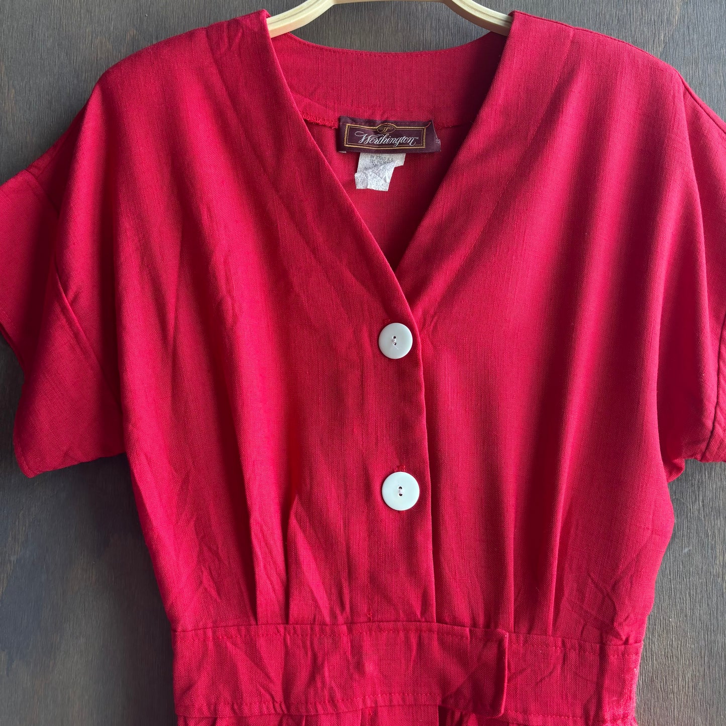 Vintage Worthington Red Maxi Dress
