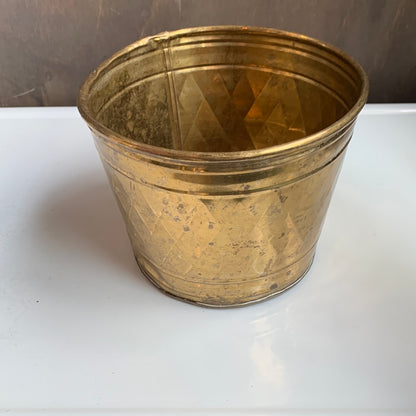 Gold Pail with Beveling
