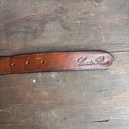 Tooled Leather Costa Rica Belt