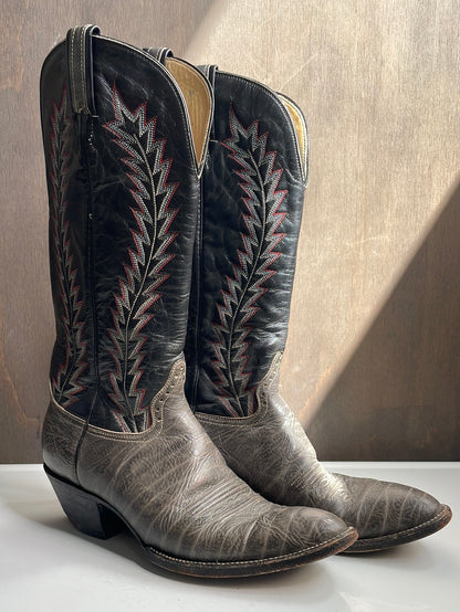 Hondo Black and Gray Boots