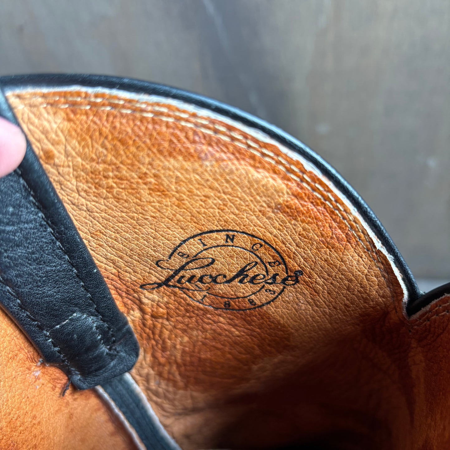 Luchesse Black Leather Boots