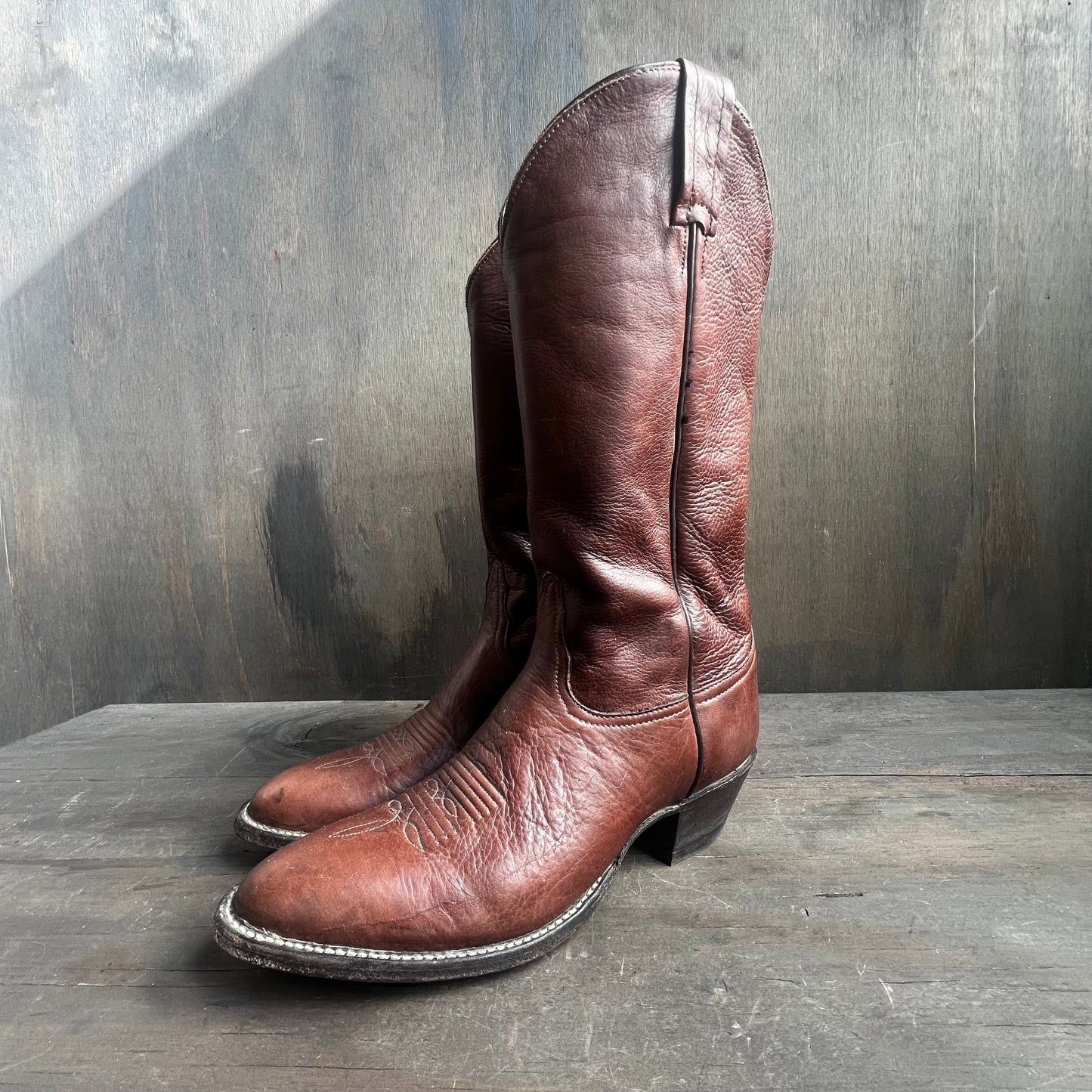 Tony Lama Brown Cowboy Boots