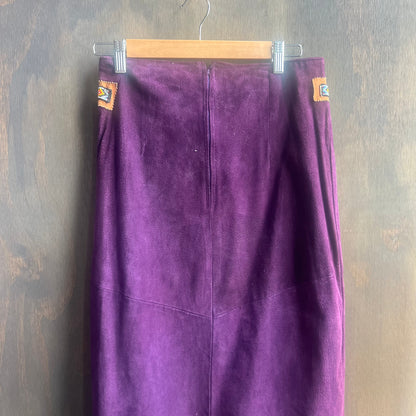 Frontier Collection Purple Leather Set