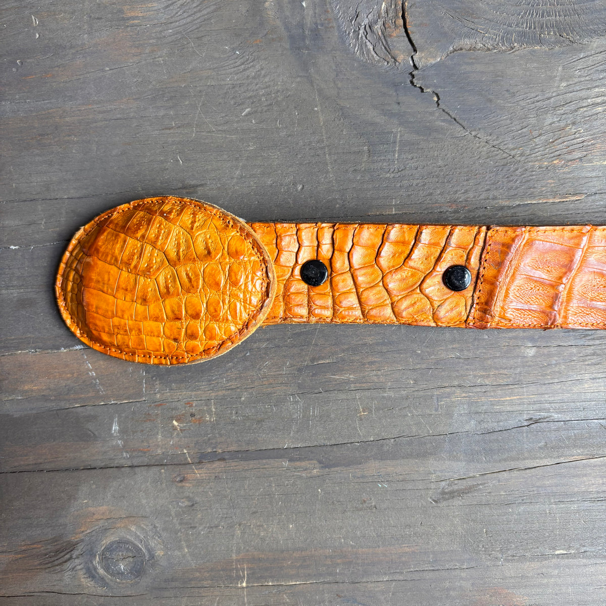 Vintage Tan Reptile Belt
