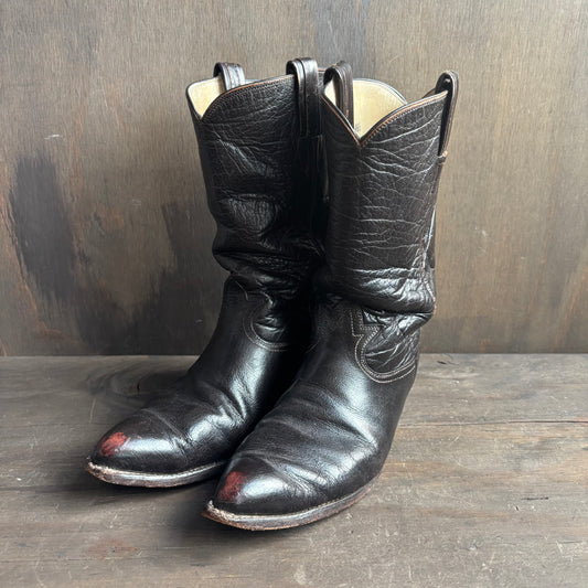 Tony Lama Brown Leather Boots
