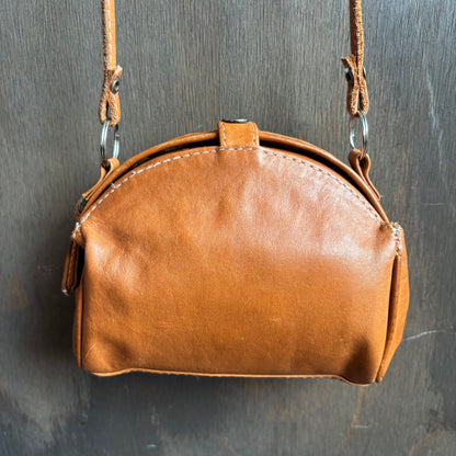 Tan Leather Mini Bag