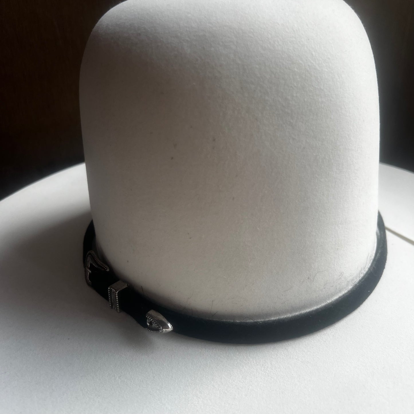 Black Felt Hat Band