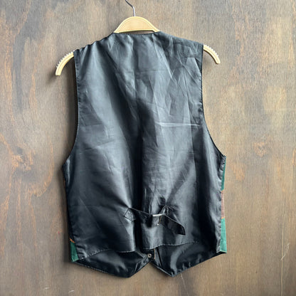 Patchwork Leather Vest