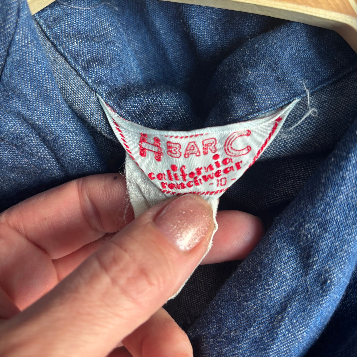 Vintage H Bar C Denim Dress