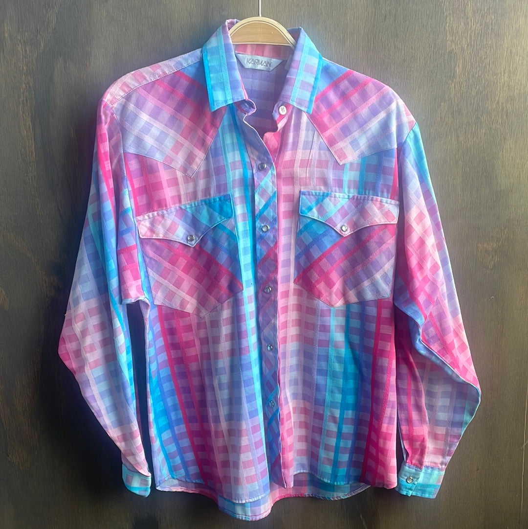 Karman Plaid Button Down