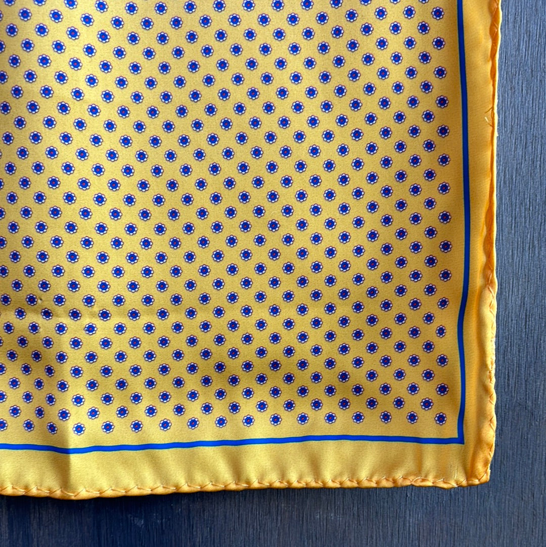 Yellow Patterned Handkerchief