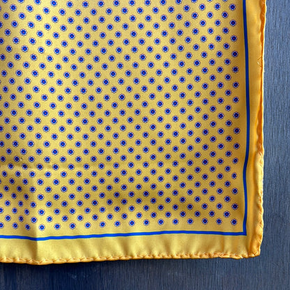 Yellow Patterned Handkerchief