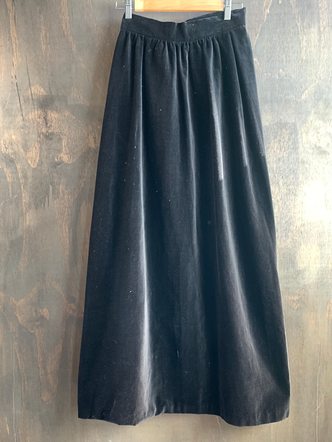 Embroidered Velvet “This Aint My First Rodeo" Maxi Skirt
