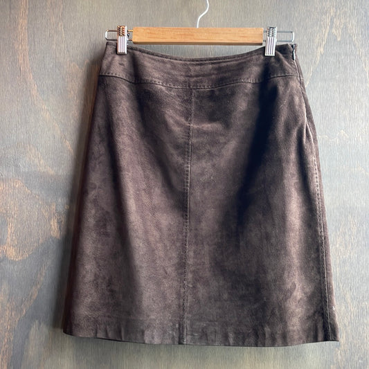 Kate Hill Suede Skirt
