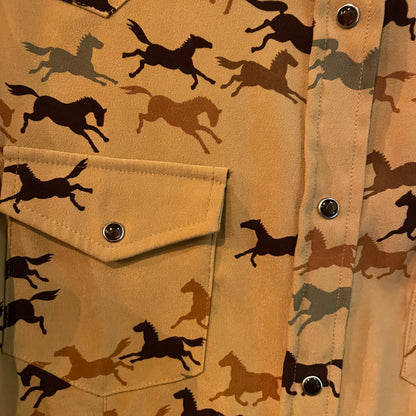 Vintage studio west pearl snap