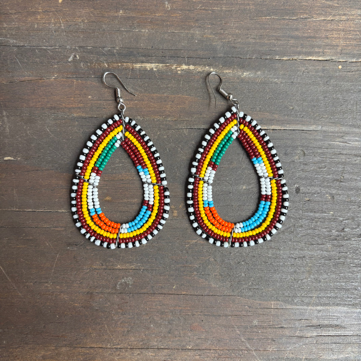 Multicolor Beaded Earrings