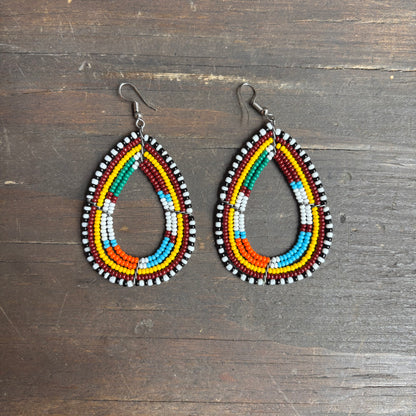 Multicolor Beaded Earrings