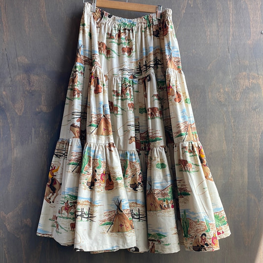 Custom Made Southwest Maxi Skirt