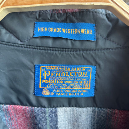 Pendleton Wool Plaid Pearl Snap