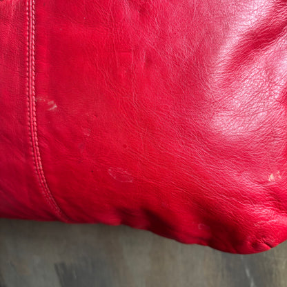 Vintage Red Leather Bag