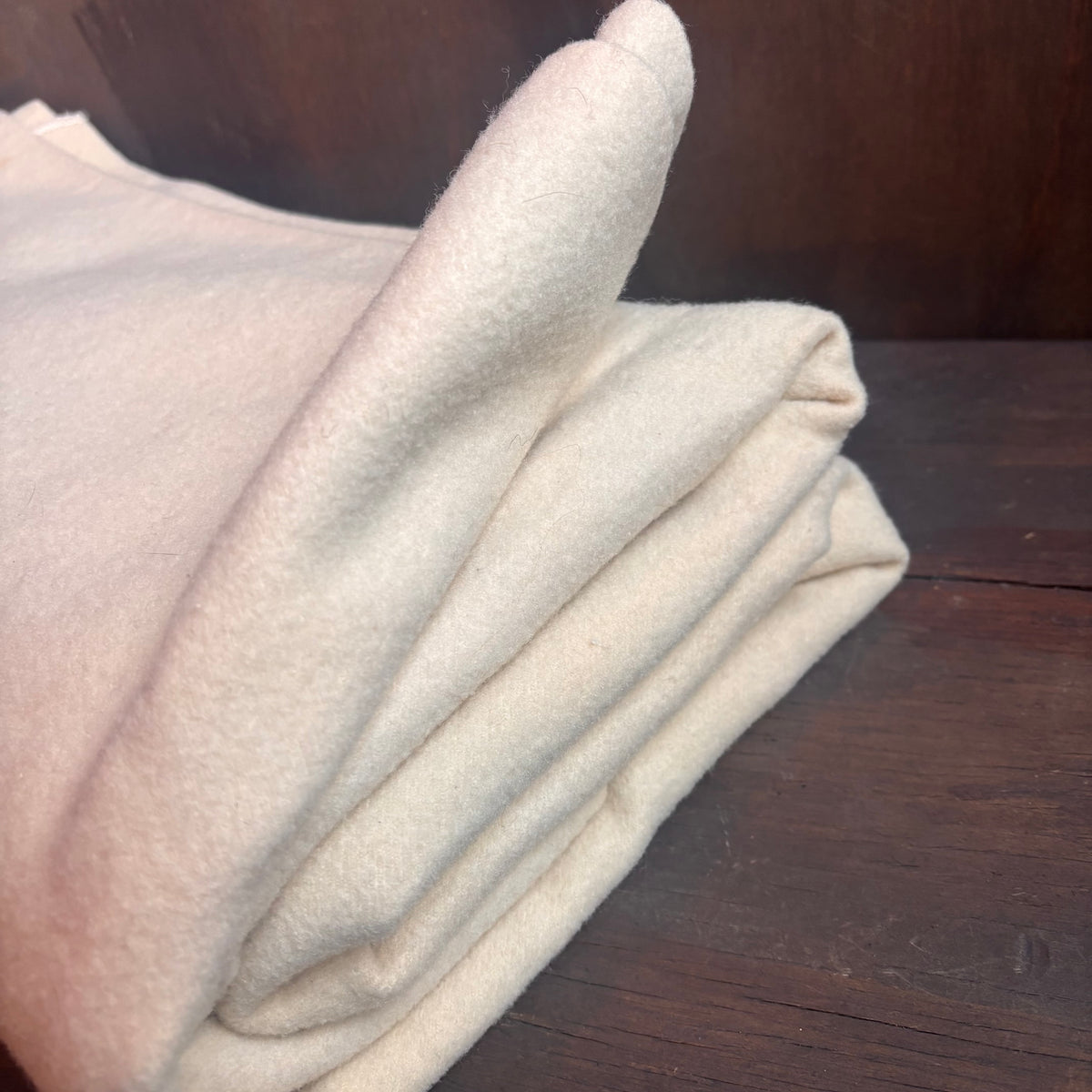 Vintage Cream Personalized Blanket