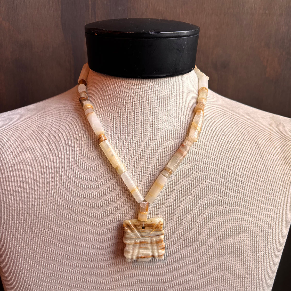 Vintage Onyx Necklace