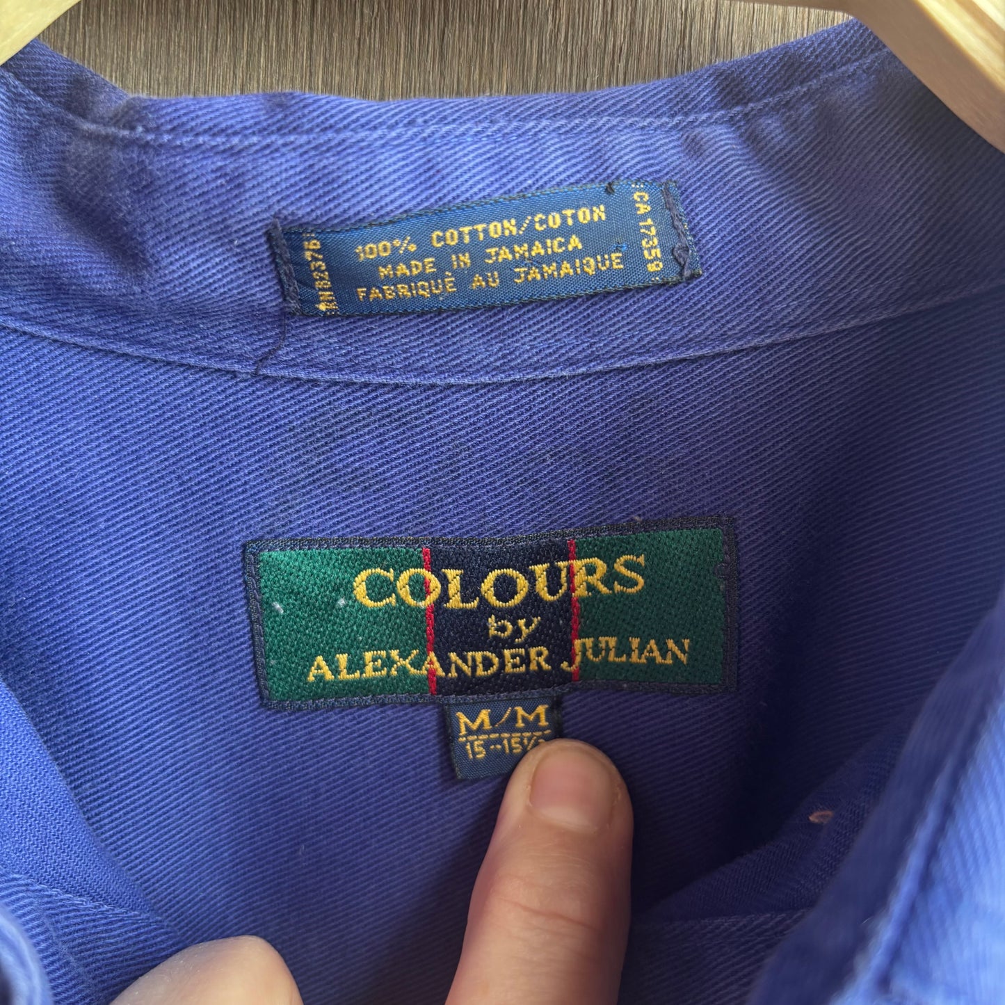 Purple Cotton Button Up