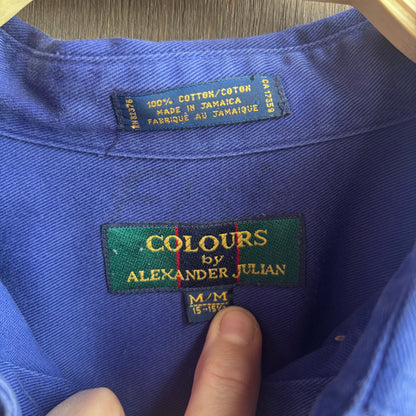 Purple Cotton Button Up