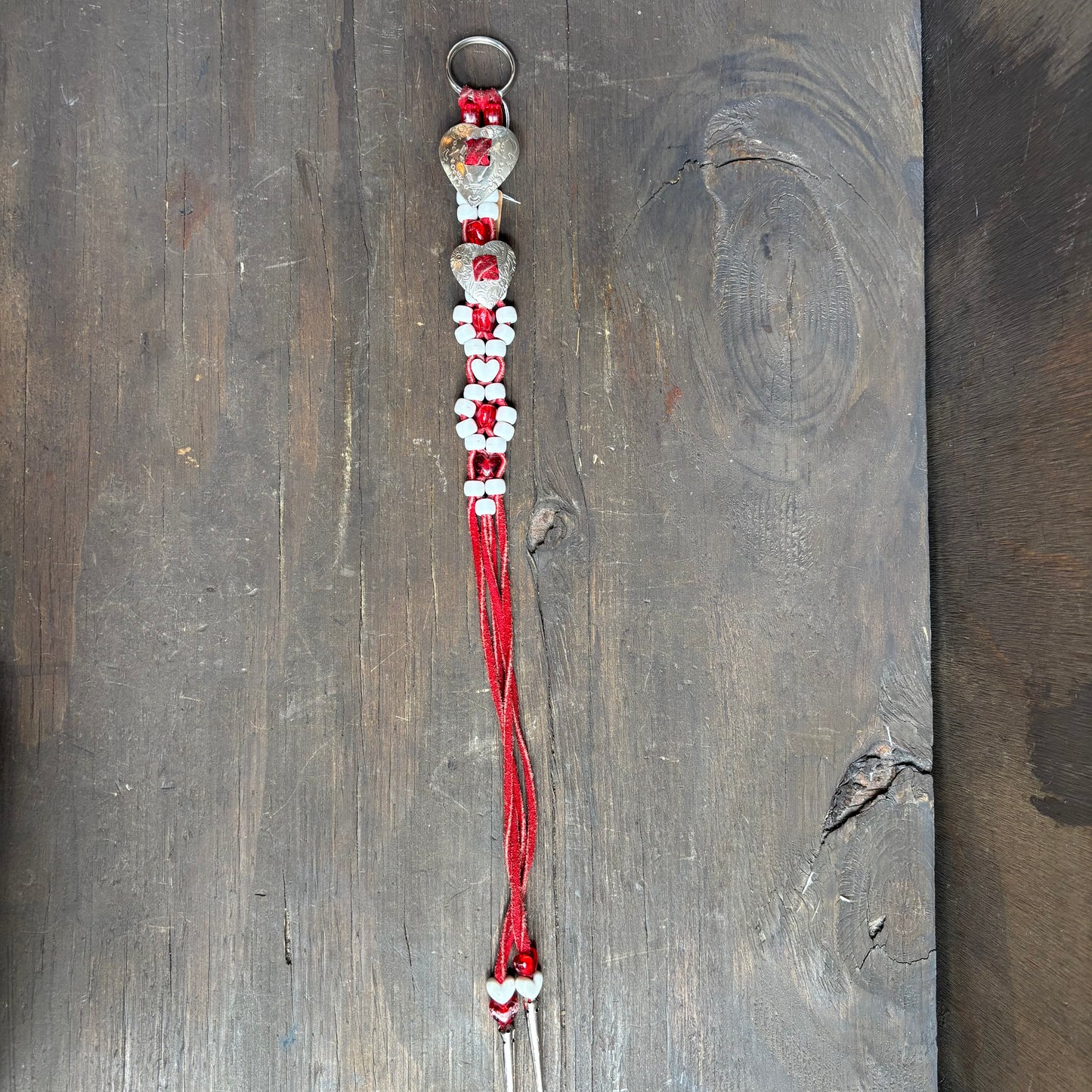 Heart Concho Keychain