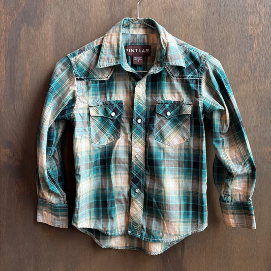 Pintlar Kids Pearl Snap Shirt