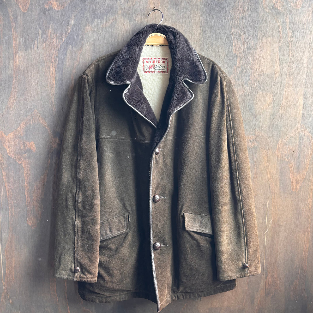 Vintage McGregor Brown Shearling Lined Jacket