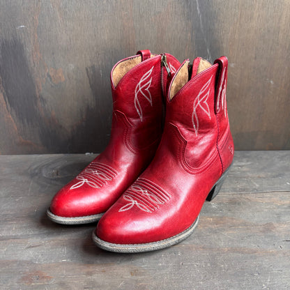 Ariat Red Ankle Boots