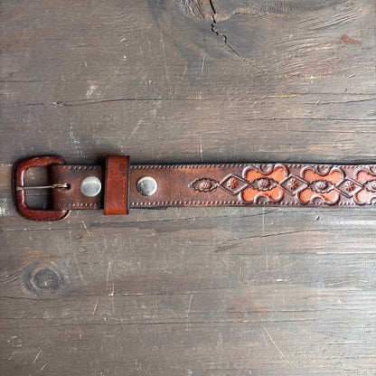 Tooled Leather Costa Rica Belt