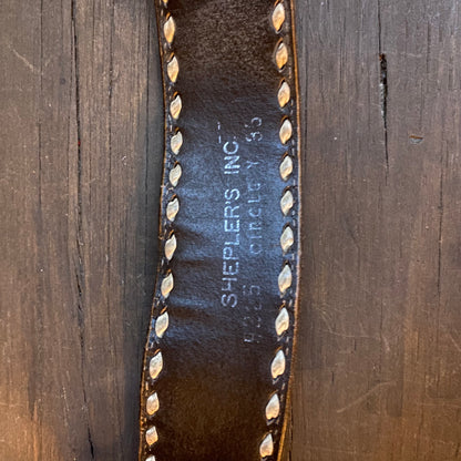 Sheplers tooled leather "Dave" belt