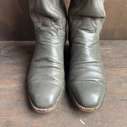 El Dorado Grey Leather Boots