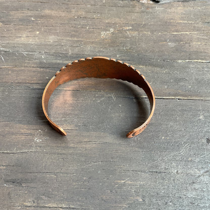 Southwestern Style Copper Cuff Bracelet