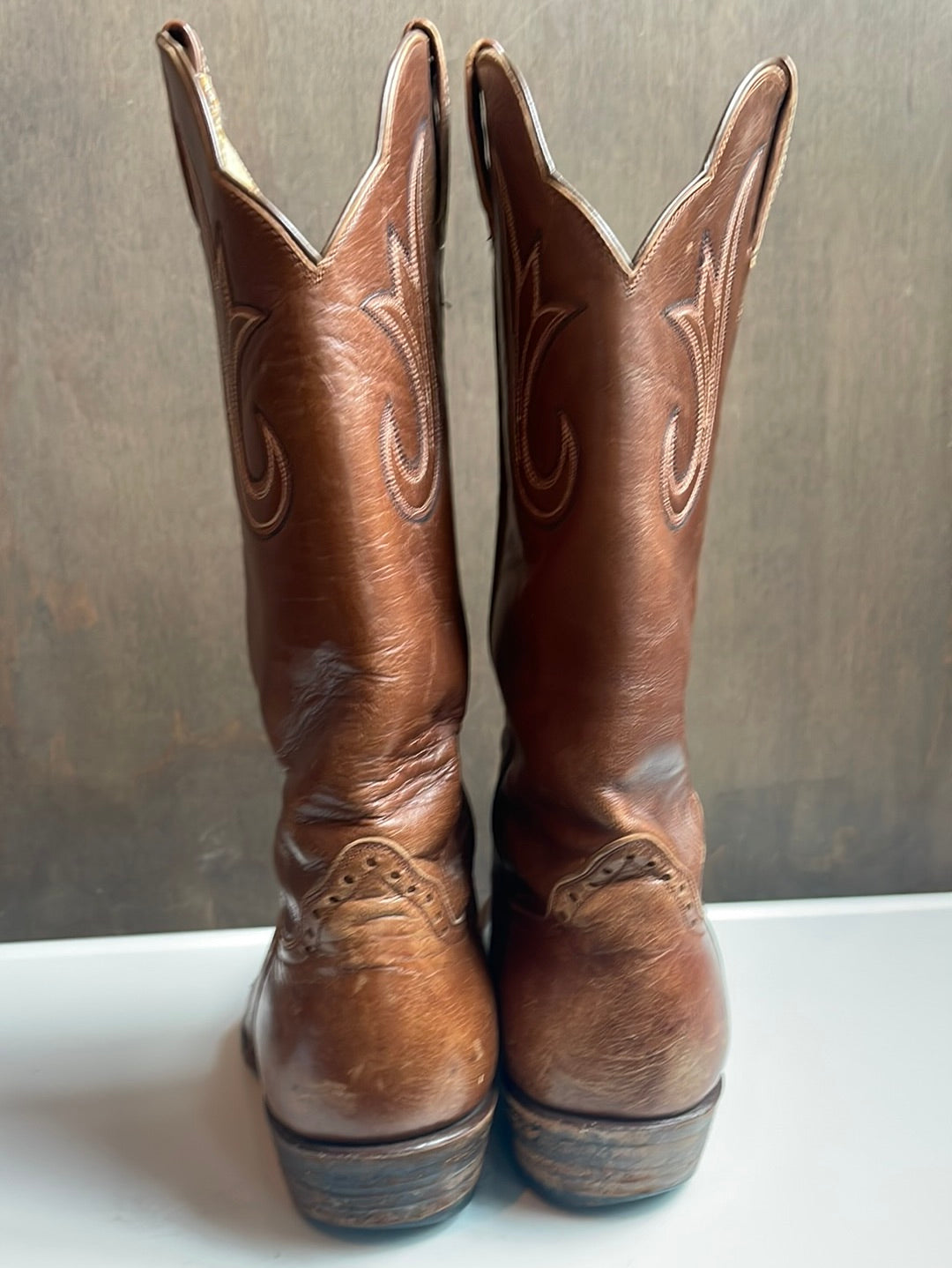 Vintage Hondo Brown Leather Boots