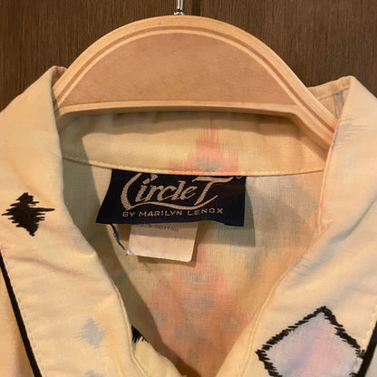 Vintage circle t button down