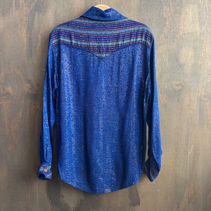 Vintage Cutter Bill Metallic Button Up