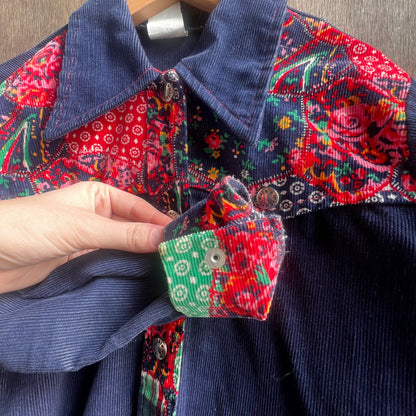 Kids Blue Corduroy Set