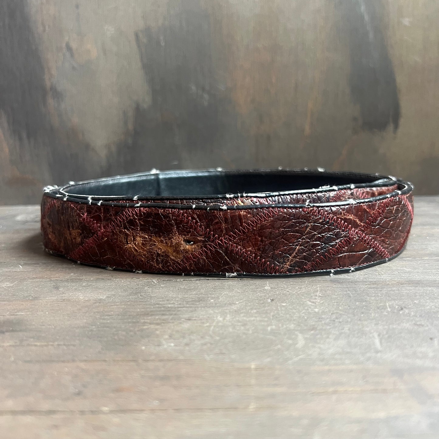 Faded Leather Belt