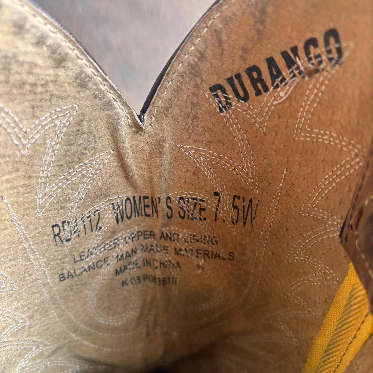 Vintage Durango Beige Boots