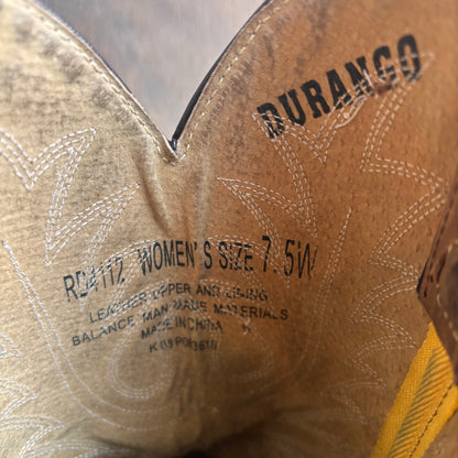Vintage Durango Beige Boots