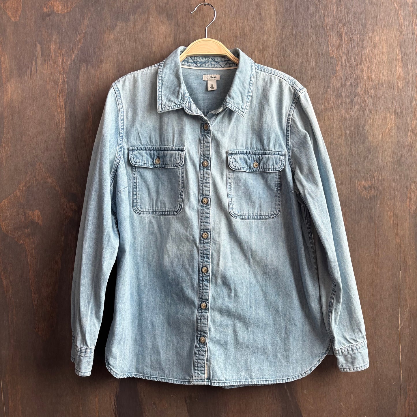 L.L. Bean Denim Button Up
