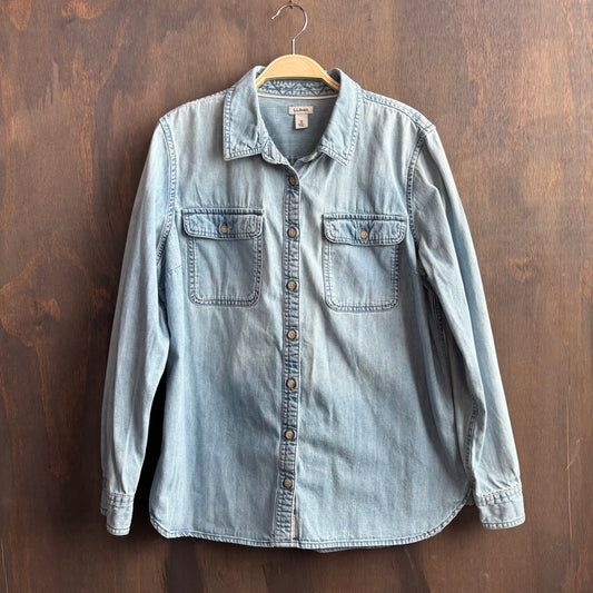 L.L. Bean Denim Button Up