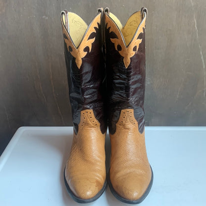 Two-Tone Western Boot